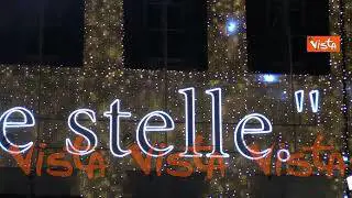 "E quindi uscimmo a riveder le stelle", le luminarie di Piazza di Spagna a Roma citano Dante