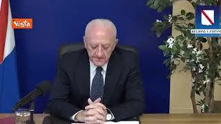 De Luca: "Siamo di fronte a fiammata di contagi"
