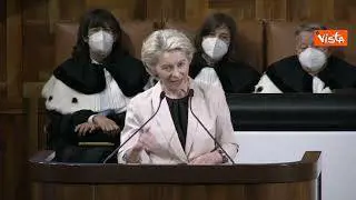 Von der Leyen a Milano: "L'Italia cresce come non mai"