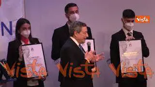 Draghi: "Favorevole a dare dignità costituzionale allo sport"