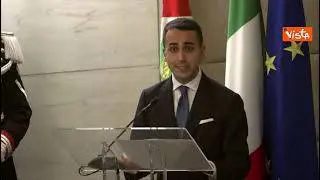 Di Maio ringrazia Mattarella, standing ovation ambasciatori alla Farnesina