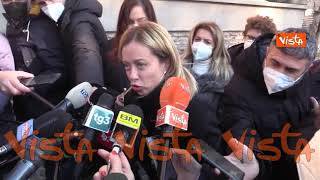 Meloni scherza sugli incontri con Letta: "Ormai siamo i Sandra e Raimondo della politica"