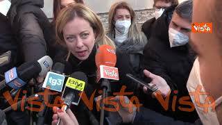 Meloni: "Normale confronto leale con Letta. Lui capo del primo partito e io del secondo"