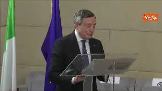 Draghi: "Prima sfida è l'attuazione del Pnrr, piano per rilancio di tutto il Paese"