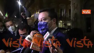 Elezione Quirinale, Salvini: "Se Draghi va via da Chigi del doman non v'è certezza"