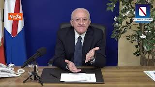 De Luca: "Comunicazione istituzionale sui vaccini pessima, è sconcertante"