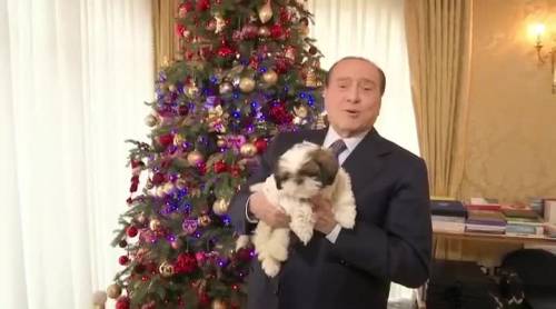 Gli auguri di Natale di Silvio Berlusconi 