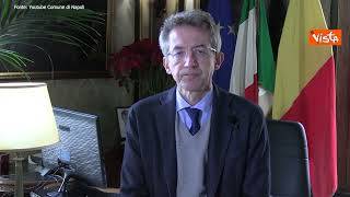 Gli auguri di buon anno del sindaco di Napoli Manfredi: "Dobbiamo costruire una città nuova"
