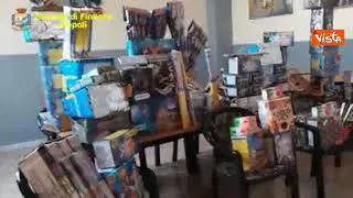 Sequestrati 700 kg di botti illegali a Napoli