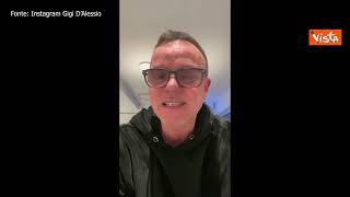 Gigi D'Alessio: "Sono positivo al Covid, carica virale è bassissima"