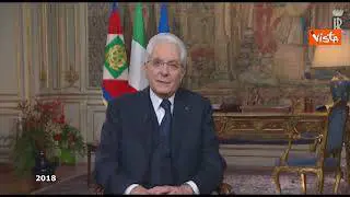 Attesa per l'ultimo messaggio di fine anno di Mattarella, ecco il riassunto dei 6 precedenti