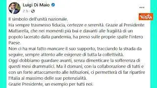 Ultimo messaggio da Presidente per Mattarella, ecco le reazioni politiche