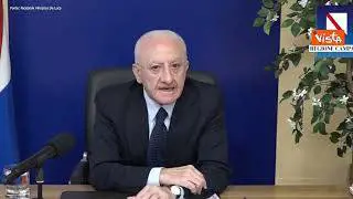 De Luca: "Irresponsabile aprire le scuole, credo che in Campania medie ed elementari non apriranno"