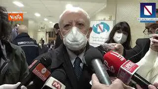 De Luca: “Conferenza Draghi sconcertante e demagogica”