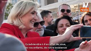 Presidenziali Francia. lo spot di Marine Le Pen davanti al Louvre