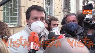 Salvini: "Spero Draghi resti a Palazzo Chigi. Garanzia per tutti"