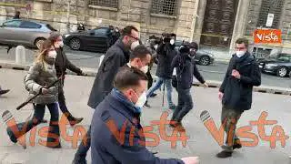 Di Maio arriva alla Camera per voto Quirinale: Buon Lavoro