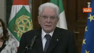 Mattarella: "Grazie parlamentari e delegati regionali per fiducia"