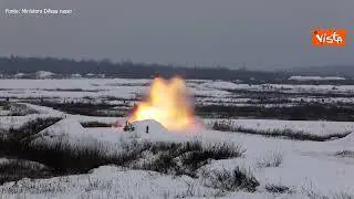 Ucraina, continuano esercitazioni dell'esercito russo