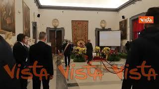 Addio a Monica Vitti, il sindaco di Roma Gualtieri e Zingaretti alla camera ardente