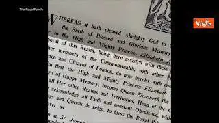Giubileo di platino per Elisabetta II, ecco il documento che la proclamò Regina nel 1952