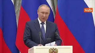 Crisi Ucraina, Putin: "Condizioni per calo tensione è non espansione della Nato"