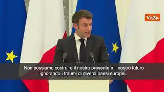 Macron: "Non possiamo rischiare il ritorno dell'instabilità in Europa"