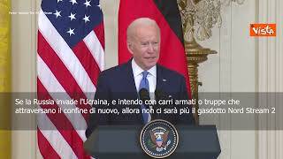 Biden: "Se Russia invade Ucraina stop al gasdotto Nord Stream 2"