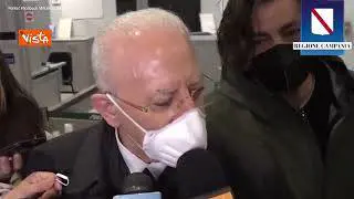 De Luca: "Mascherine in Campania obbligatorie fino a fine febbraio"