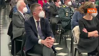 Draghi a Genova, l'applauso e il benvenuto di Toti a Palazzo San Giorgio