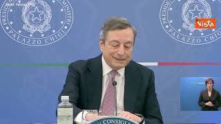 Draghi: "Rimpasto di Governo? No squadra è efficiente"