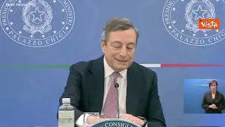 Draghi: "Rimpasto di Governo? No squadra è efficiente"