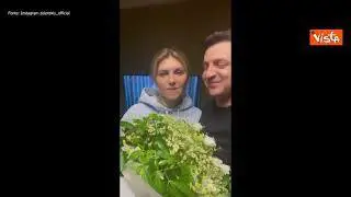San Valentino, Zelensky (Ukraina) posta un video con la moglie e un mazzo di fiori