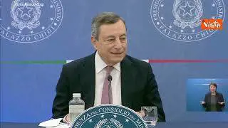 Draghi: "I leader? Li vedo spesso. Diversità di opinioni ci sono, ma teniamo dritta barra timone"