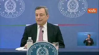 Draghi: "Misure necessarie, se usciamo da pandemia è perché ci siamo vaccinati"