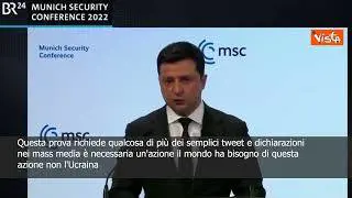 SOTTOTITOLI Zelensky: "Difenderemo Ucraina con o senza partner"