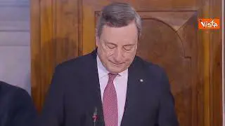 Draghi: "Condanniamo decisione russa di riconoscere Donbass"