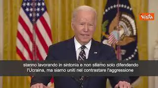 Biden: "Non abbiamo intenzione di combattere contro la Russia"