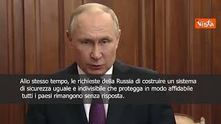 SOTTOTITOLI Putin: "Sicurezza nostri cittadini è inviolabile"