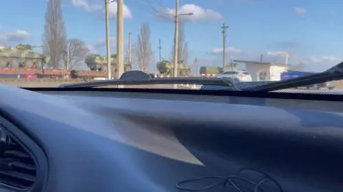 L'Ucraina sposta i blindati