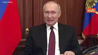 Putin annuncia l'attacco in Ucraina, il video