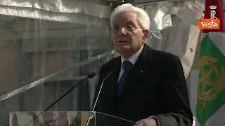 Mattarella: "Follia della guerra non può distruggere 70 anni di pace e cooperazione"