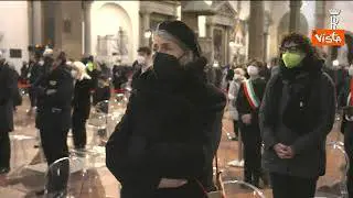 Mattarella alla messa alla Basilica di Santa Croce a Firenze per incontro sindaci del Mediterraneo