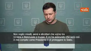 SOTTOTITOLI Zelensky: "Delegazione ucraina e russa si incontreranno, non credo ci saranno risultati"
