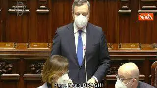 Draghi: "Solidarietà all'Ucraina", il lungo applauso alla Camera