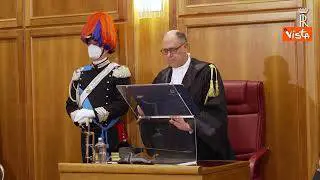 Mattarella partecipa alla cerimonia di inaugurazione dell'Anno Giudiziario della Corte dei Conti