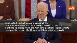 SOTTOTITOLI Ucraina, Biden: "Da Russia attacco premeditato, Putin ora più isolato che mai"