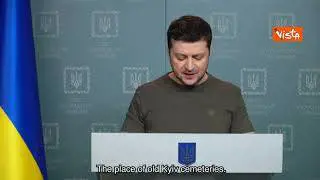 Zelensky: "La Russia vuole cancellare il nostro Paese. Vuole cancellarci tutti"