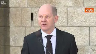 Scholz in Israele: "Con la Shoah abbiamo visto l'abisso"