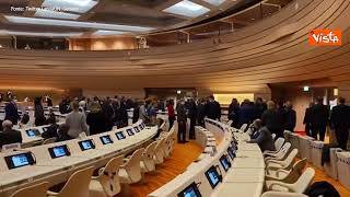 Lavrov parla alla conferenza sul disarmo all'Onu e le delegazioni lasciano l'aula